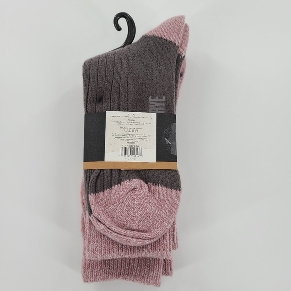FRYE SUPERSOFT CHUNKY BOOT SOCKS WOMEN PIN… - Picture 3 of 4